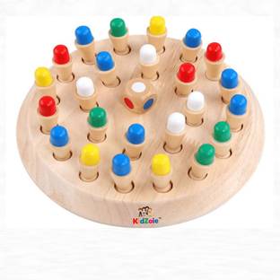 kidzoie Wooden Memory Chess Game| Match Stick Chess Educational Board Games