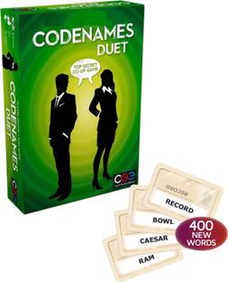 Zuuluzrs Codenames Duet Board Game - Top Secret Co-Op Game Board Game Accessories