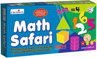 CREATIVE'S "Math Safari" Educational Board Games