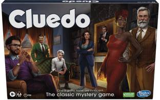 HASBRO GAMING Clue Board Game for Kids Ages 8+, Mystery & Detective Family Game, 2-6 Players Board Game Accessories