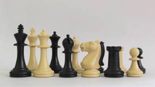 4knights 3'' Study Chess Set with 16'' Roll up Board Game Accessories