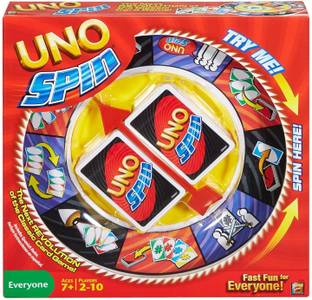 SALPITOYS Games UNO: Spin Party & Fun Board Game