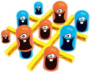MG TRADING Tic-Tac-Toe Game, Surprise Tic Tac Toe, Gobble Game Educational Board Games