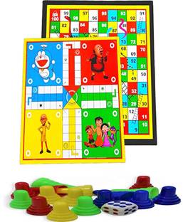 AOKO Ludo Board, Snakes & Ladders (2 in 1 Games)12 Inches with Free Dice Board Game Party & Fun Board Game