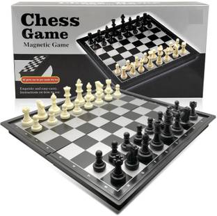 बेस्टी टॉयज़ Chess Board With Pieces Foldable chess Best Learning Beginners(10 inch) बोर्ड गेम