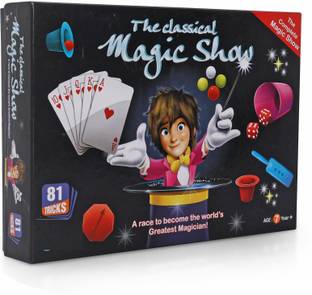 zokato The classical Magic show 81 magic tricks Party & Fun Games for kids Board Game Board Game Accessories