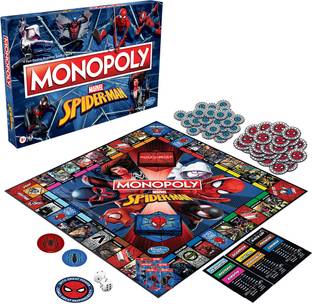 MARVEL Spider-Man Edition Board Game, Play as a Spider Hero Party & Fun Board Game