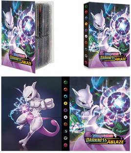 पटपट Poke-mon Binder Poke-mon Cards Binder Poke-mon Collection Cards Pack Bag Gift बोर्ड गेम