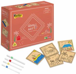 ZEPHYR Creative Factory Warli Art for Kids Party & Fun Board Game