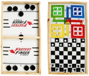 Tvm Fast Slingshot Puck Game Sling Table Ice Hockey Board Game Sling Puck Party & Fun Board Game