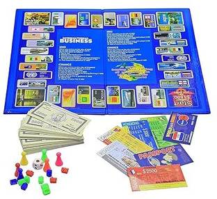 ANAYA MART International Business Game with Folding Board Game Set for Kids and Adults. Board Game Accessories