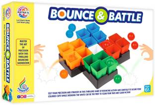 Ratnas Bounce & Battle (1252) Bouncing Action Party & Fun Board Game