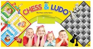 zokato Chess & Ludo Game For Kids Girls & Boys Party & Fun Games Board Game Board Game Accessories