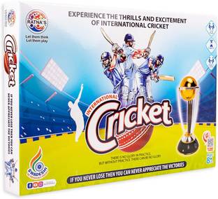 Sani International Toy World International Cricket Floor Game For Kids & Adults Strategy & War Board Game