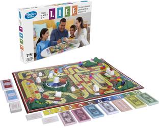 HASBRO GAMING The Game of Life Board Game for Families and Kids Ages 9 and Up, Game for 2-4 Players Strategy & War Board Game