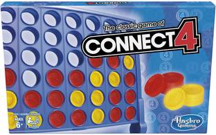 HASBRO GAMING The Classic Game of Connect 4, Connect 4 Grid,Get 4 in a Row Strategy Game for 2 Players Ages 6 & Up Strategy & War Board Game