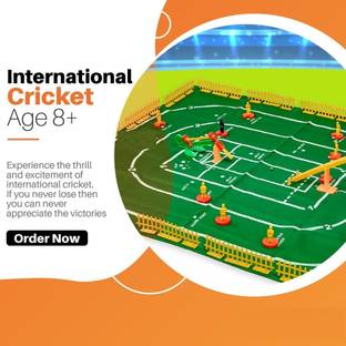 zokato International Cricket Floor Game for Kids Board Game Accessories
