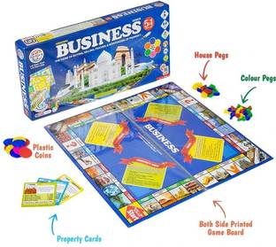 BKDT Marketing Business India Board Game 5 In 1 Game n Ludo, Snakes Ladder, Car Race, Cricket Educational Board Games