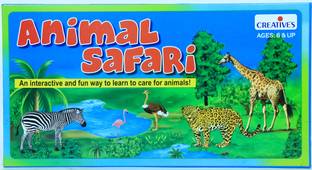 Creatives Animal Safari Party & Fun Board Game