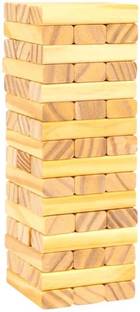 dp tools Tipsy Tower Game 54 Pieces (Wooden) Party & Fun Board Game