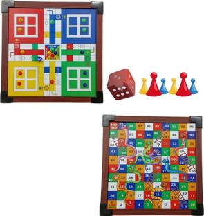 Fast Rush Ludo Board Game Snake & Ladders Board Game (2 in 1 Game Combo) Educational Board Games