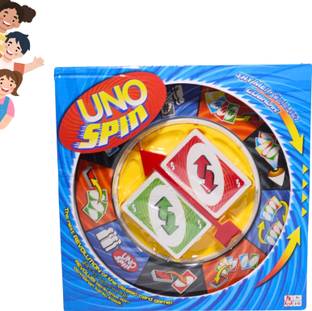 Zuuluzrs Uno Spin card game for Family Strategy Board Game Party & Fun Board Game