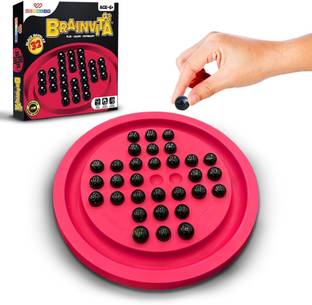 Wembley Brainvita Board Game for Kids 6 7 8 9+ Brain Teasing Mind Challenging Mind Game Educational Board Games