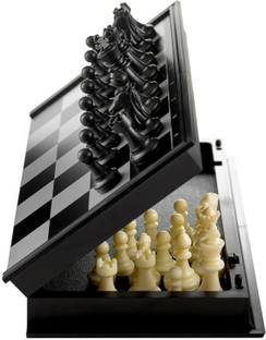 Kidoyz Magnetic Educational Chess Board Set with Folding Chess Board 2 Players Travel Educational Board Games