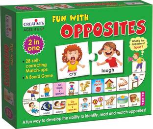 Creatives Fun with Opposites Party & Fun Board Game
