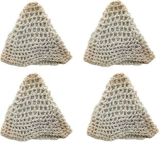 Swikaar Carrom Board Pocket Net Standard size 4 Pieces Set. Carrom Net (Grey) Board Game Accessories