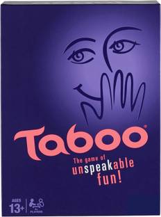 WECAN FASHION Taboo Board Guessing Game For Families & Kids Ages 13 and Up 4 or More Players Party & Fun Board Game