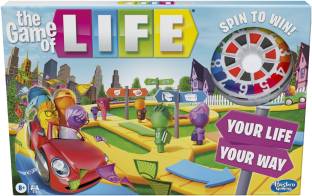 HASBRO GAMING The Game of Life Game, Family Board Game ,Includes Colorful Pegs Party & Fun Games Board Game