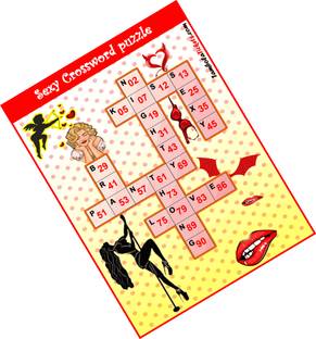 Tambola Tickets Sexy Crossword Puzzle Naughty Tambola Housie Tickets (24 Cards) Board Game Accessories