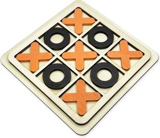 Kafron Tic Tac Toe Game Classic Board Game | Cross and Zero Game Party & Fun Board Game