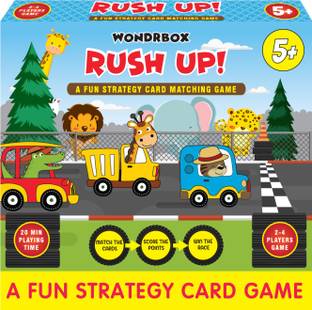 WONDRBOX Card Board Games for Kids Race to 10!, Boost Mental Maths and Strategy Board Game Accessories