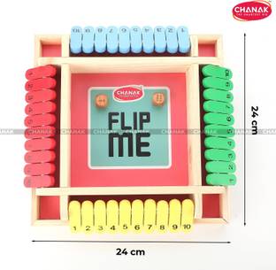 Aditi Toys Shut The Box Dice Game, Classic Flip Me Multiplayer Board Game Accessories