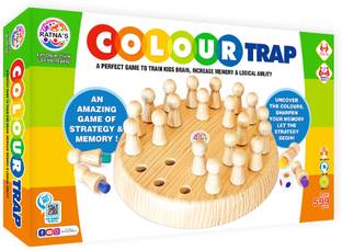 RATNA'S Colour Trap Party & Fun Games Board Game (1943) Party & Fun Board Game