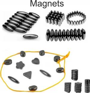 Magnemite Magnetic Board Game for Kids – 24 Magnets, 3 Fun Designs for Learning & Play Educational Board Games