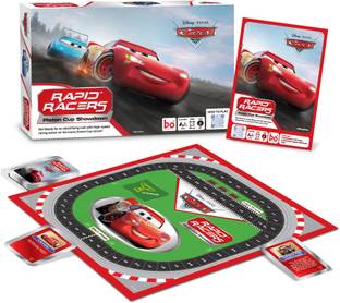 DISNEY Rapid Racers Board Game | Racing Car-Themed Game for Families and Kids Party & Fun Board Game