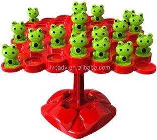 Dorytoys Frog Stack Game – Tree Toppling Family Toy Educational Board Games