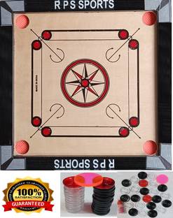 RPS Wooden Carrom board 20 inch 50 cm Carrom Board