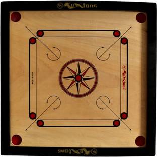 gamers hub Full Size with 1.5 inch Border Premium 81.28 cm Carrom Board