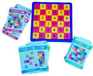 NIYANETAIL Sudoku Quest Brain Games for Kids Mind Challenging Travelling Board Game 1 cm Surfing Board