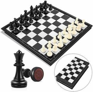 QBLYN Magnetic Chess Board Game Set for Kids 22 cm Chess Board
