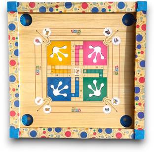 unick RK carrom board with extra fun in 20 inch board for children 3 cm Carrom Board