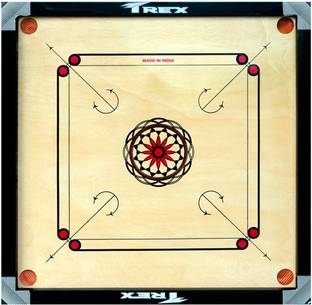 Trex Sports 32 inch full size Best Seller waterproof for Professional Players 81.28 cm Carrom Board