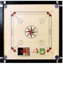 KOODOX FULL SIZE(32*32 INCH) CARROM BOARD WITH STRIKER,COINS AND POWDER 84 cm Carrom Board