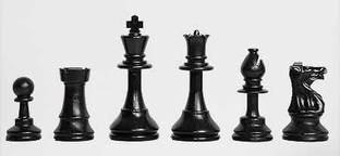 Hyper Set of 32 Plastic Chess Pieces Board Game Accessories Board Game 3 cm Chess Board