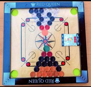 Red Queen Small 20 club 4 cm Carrom Board