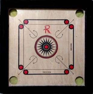 Sunlight 20 Inch Carrom Board With 19 Coin Glass,1 Striger (Age Group 3-7 Years) 50.8 cm Carrom Board